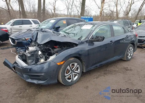 2017 Honda Civic Lx z USA, uszkodzony, nr VIN 19XFC2F50HE037861